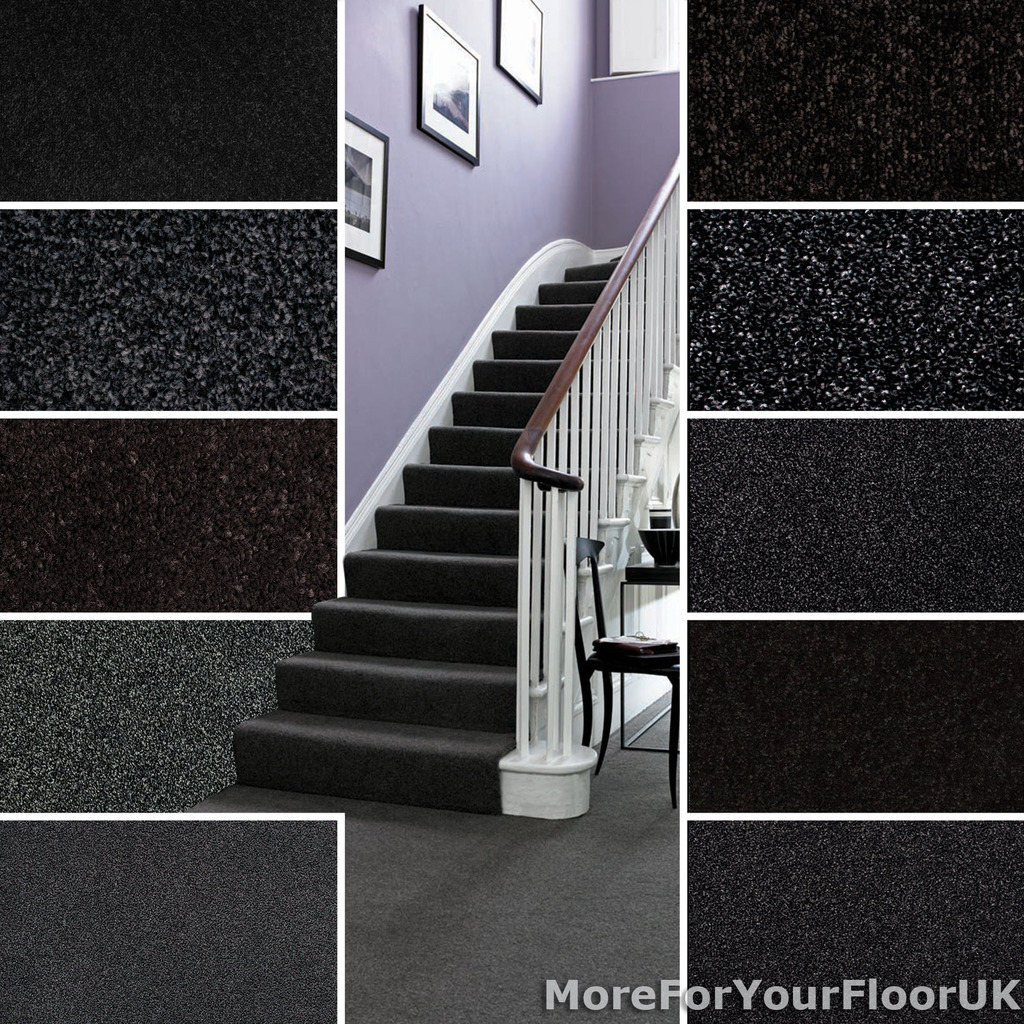 Black Carpet Saxony Pile Cheap Black Carpets Loop Twist Black Carpets